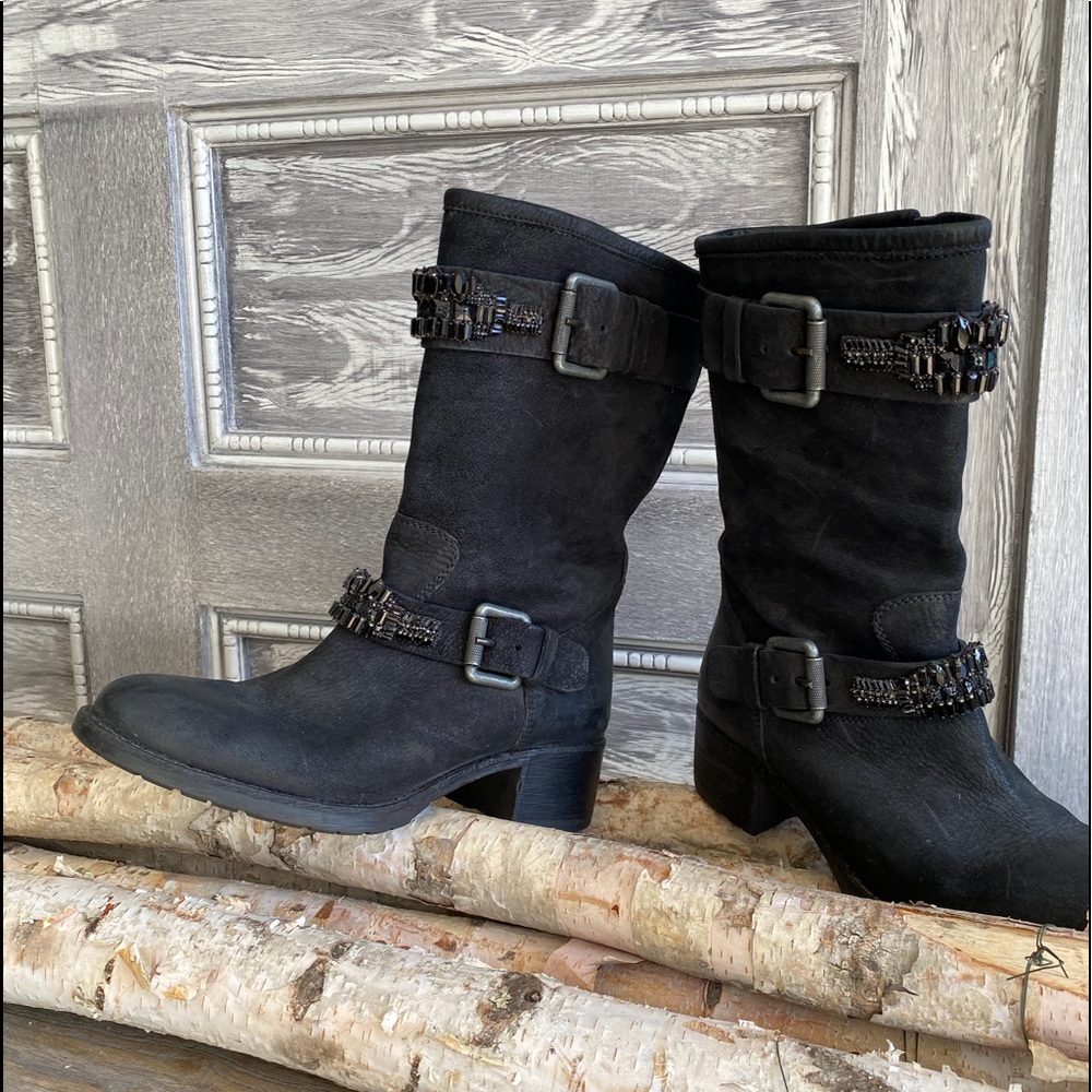 Wang Moto Biker Boots